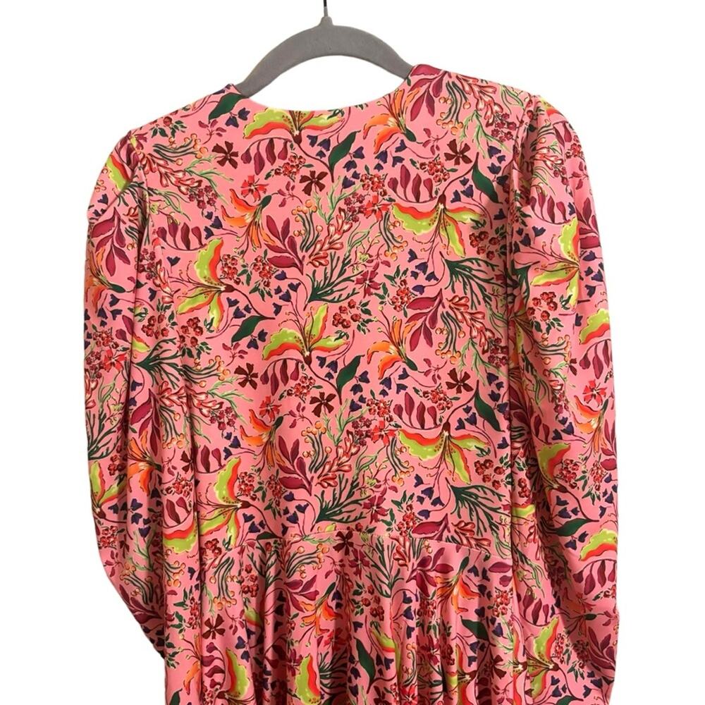 Hale Bob Los‎ Angeles Manila Jersey Floral Pink Dress XS - Picture 4 of 8
